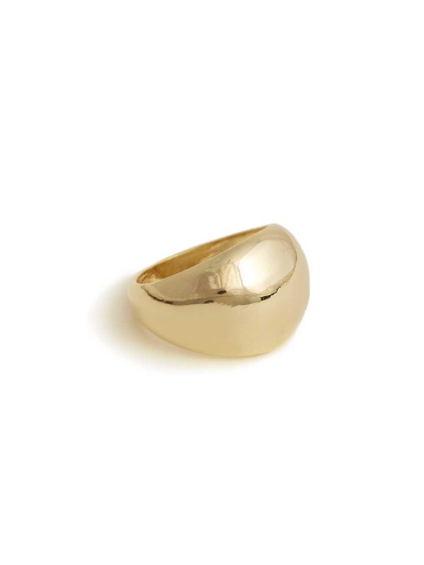 Guess 14KT Dome Ring - Size 7 Ringar Dam Guld | 036741-NDQ