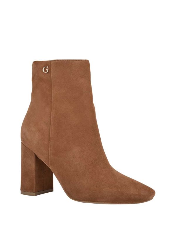 Guess Adelia Faux-Mocka Ankle Kängor Dam Bruna | 201678-IVS