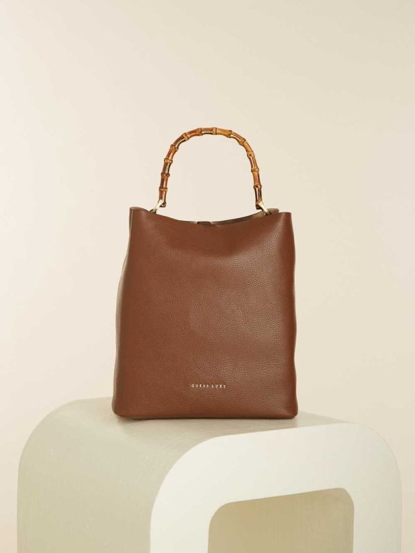 Guess Aida Läder Hobo Toteväska Dam Bruna | 178306-MNV