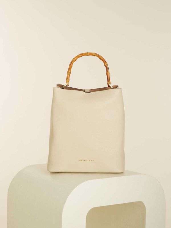 Guess Aida Läder Hobo Toteväska Dam Vita | 396271-JYA