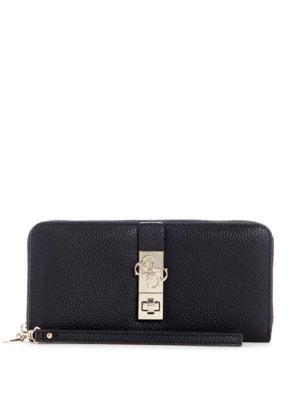 Guess Albury Large Zip-Around Plånbok Dam Svarta | 510849-AGF