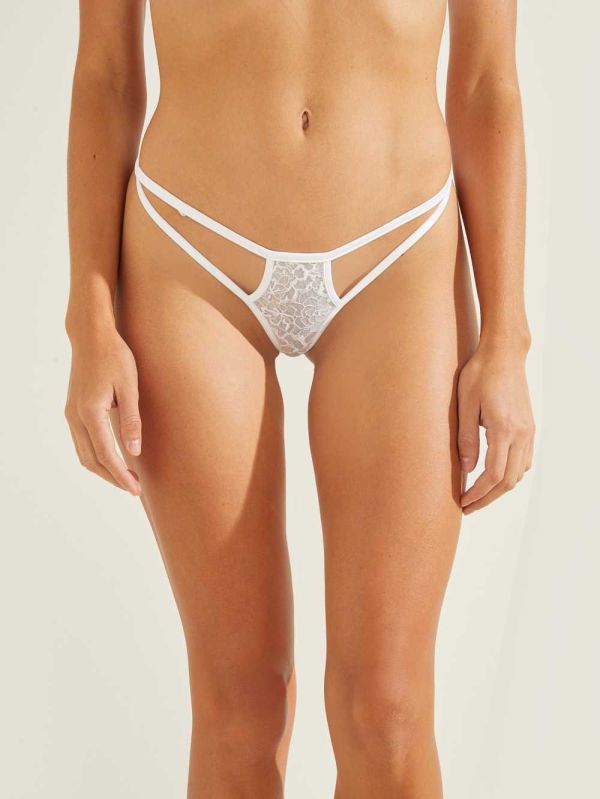 Guess Aleesha String Underkläder Dam Vita | 318946-AQP
