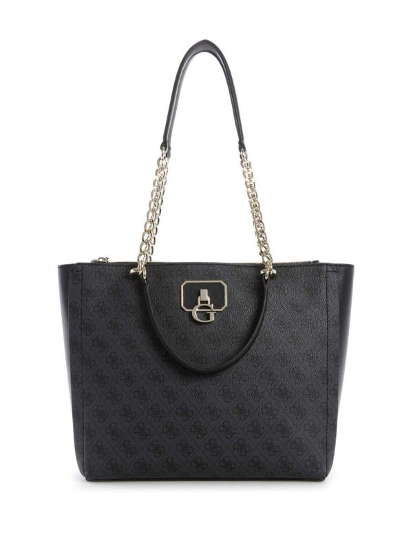 Guess Alisa Society Toteväska Dam Blå Blommiga | 380761-PTX