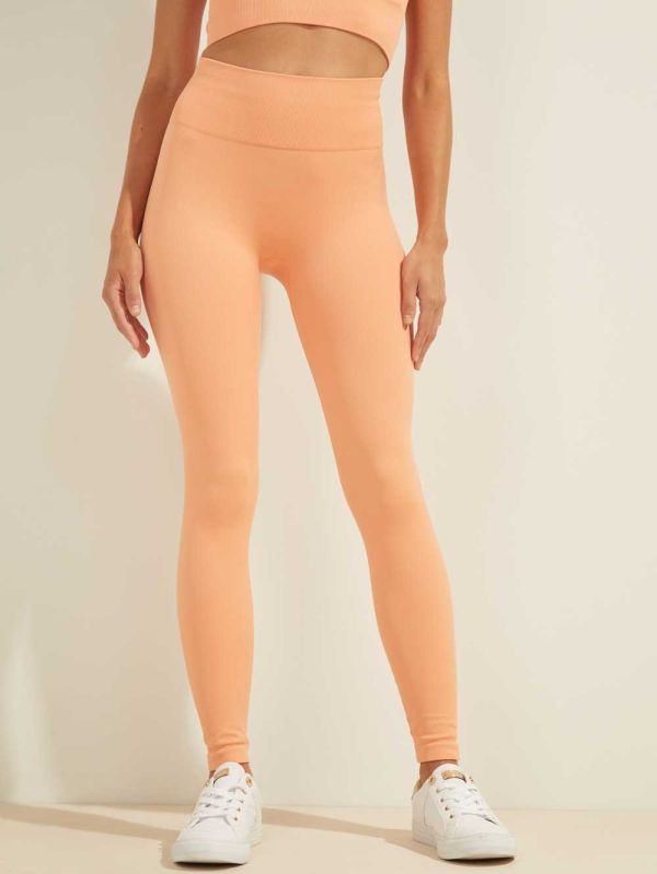 Guess Alma Seamless Leggings Dam Ljusorange | 438712-GOB