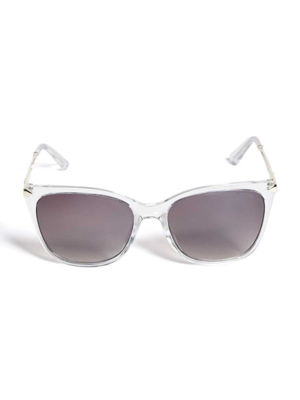 Guess Amy Square Solglasögon Dam Vita | 739564-OID