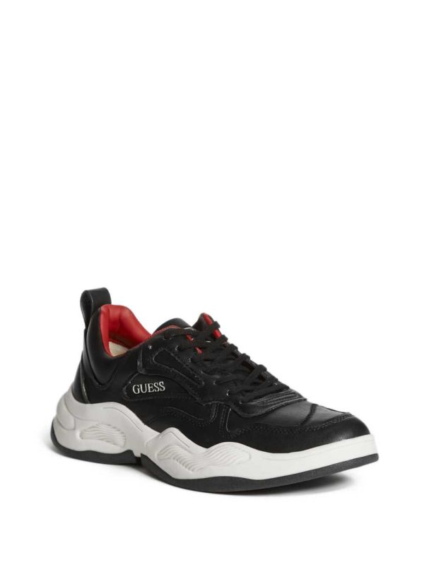 Guess Bassano Dad Sneakers Herr Svarta | 057824-RFX