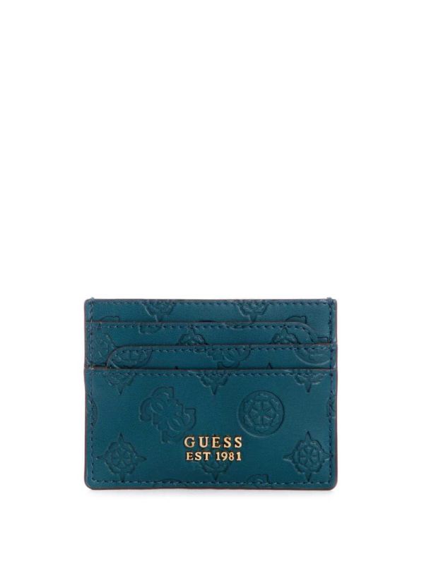 Guess Bea Card Holder Plånbok Dam Mörkgröna | 358610-XEG