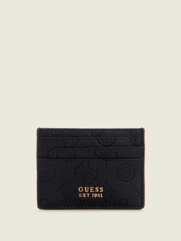Guess Bea Card Holder Plånbok Dam Svarta | 974053-ZOR