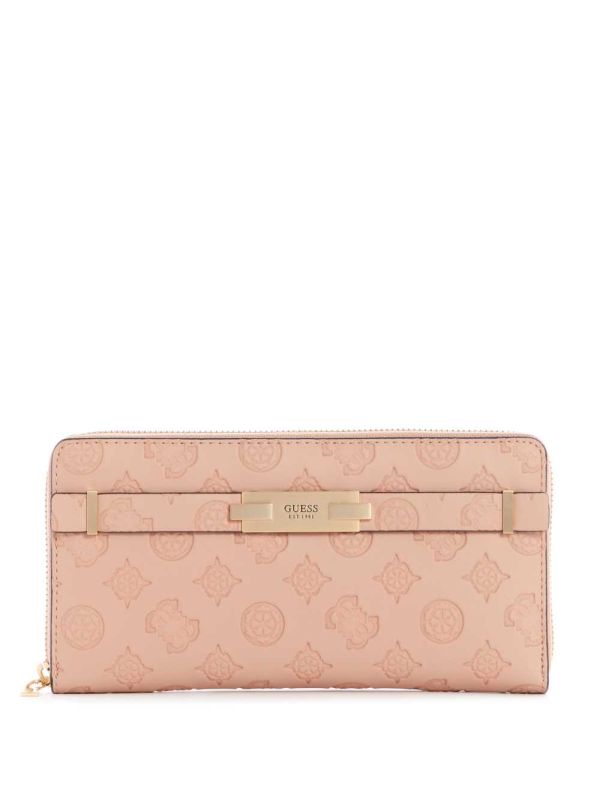 Guess Bea Check Organizer Plånbok Dam Blå | 598326-OWS