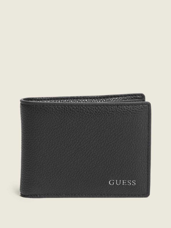 Guess Billfold Pull Out Card Case Plånbok Herr Svarta | 856470-KDB