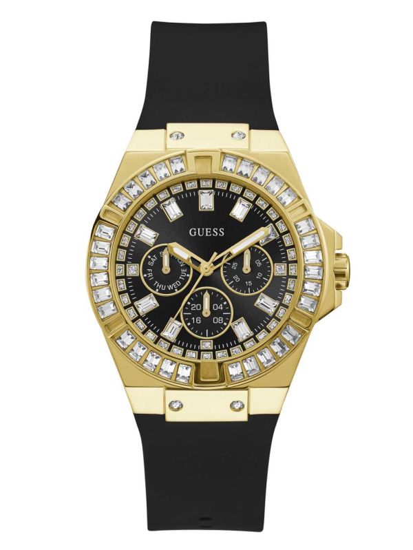 Guess Black And Gold-Tone Multifunction Klocka Dam Olika Färger | 435602-TQE