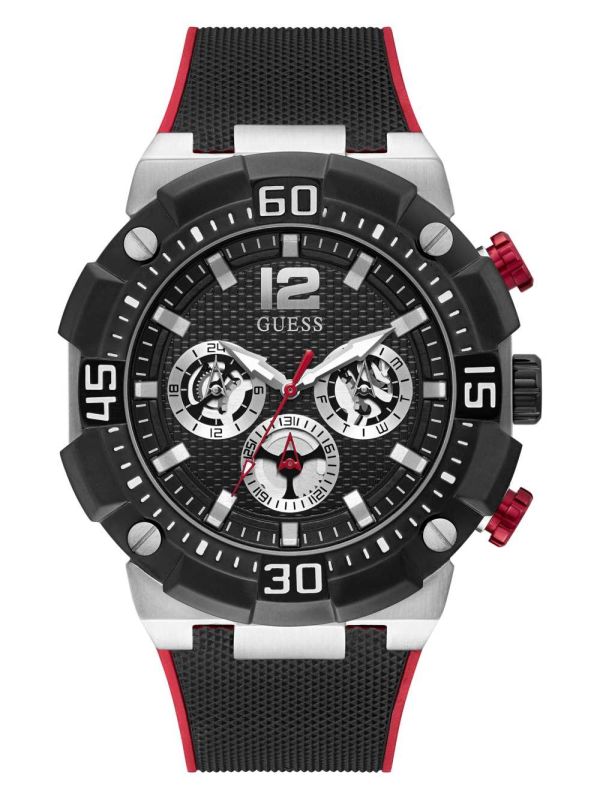 Guess Black Chrono-Look Multifunction Klocka Herr Olika Färger | 706439-VYI
