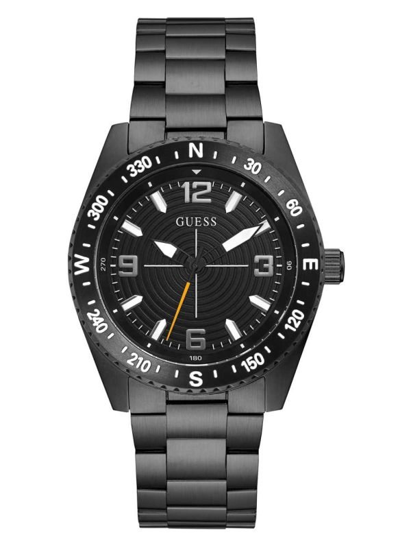 Guess Black Compass Analog Klocka Herr Olika Färger | 168429-FSL