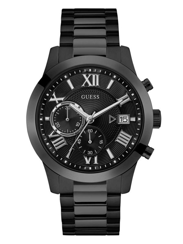 Guess Black Klassiska Trend Klocka Herr Obsidian | 742096-ZNS