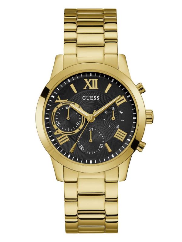 Guess Black and Gold-Tone Chronograph Klocka Dam Guld | 817409-NHA