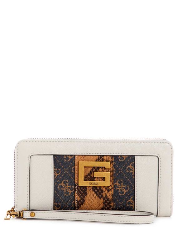Guess Bling Python Large Zip-Around Plånbok Dam Grå Olika Färger | 602389-KBM