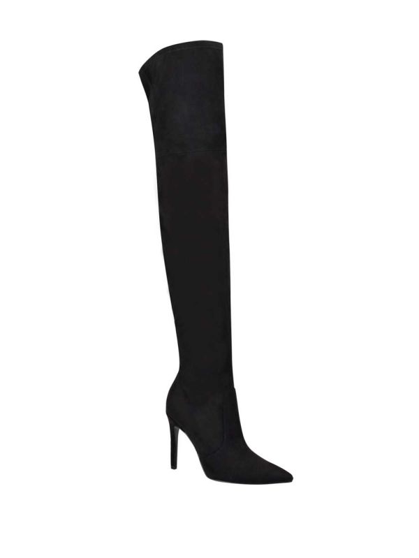 Guess Bonis Faux-Mocka Over-the-Knee Stövlar Dam Svarta | 480915-MOW