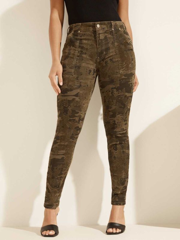 Guess Camo Byxor Dam Camo | 610295-UWO