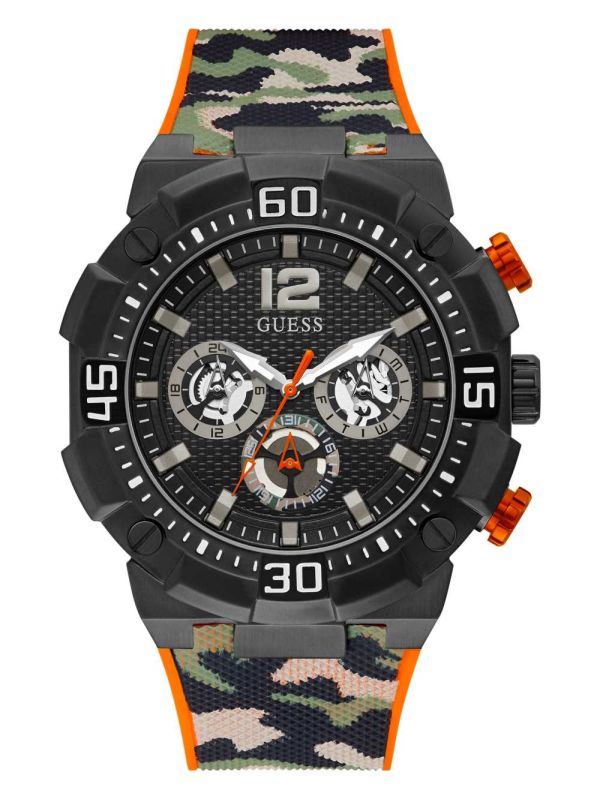 Guess Camo Chrono-Look Multifunction Klocka Herr Olika Färger | 157468-CUB