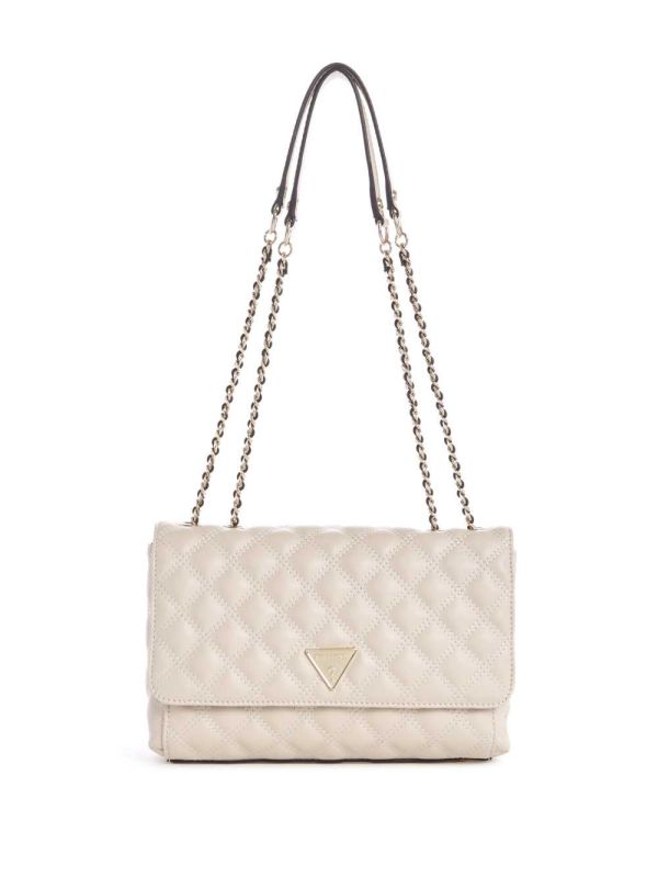 Guess Cessily Quilted Convertible Crossbody Väska Dam Grå | 027561-YGI