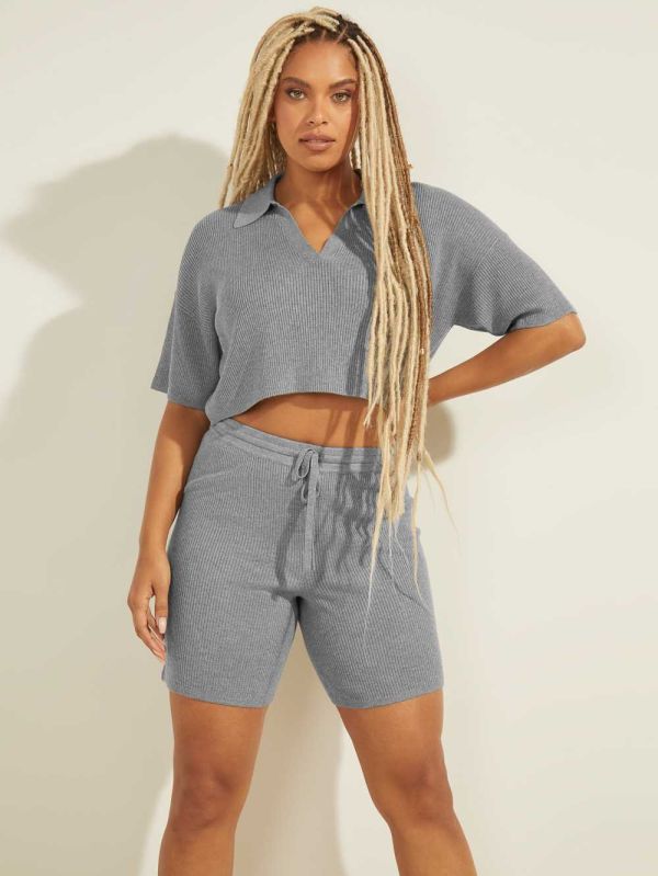 Guess Charli Oversized Polo Tröjor Dam Ljusgrå Olika Färger | 748152-KCE