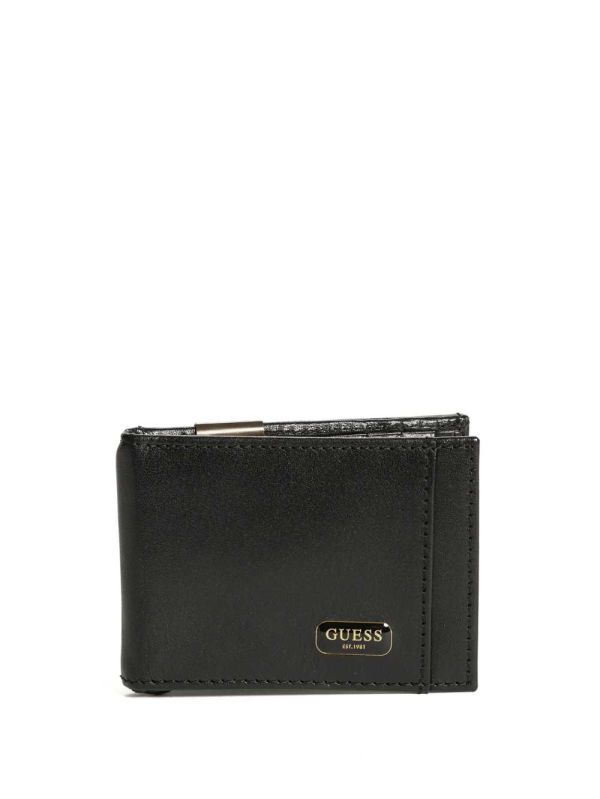 Guess Chavez Bifold Plånbok Herr Svarta | 907248-BRO