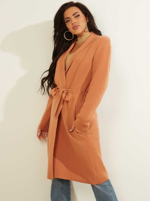 Guess Clarissa Cardigan Tröjor Dam Orange | 237198-UIK