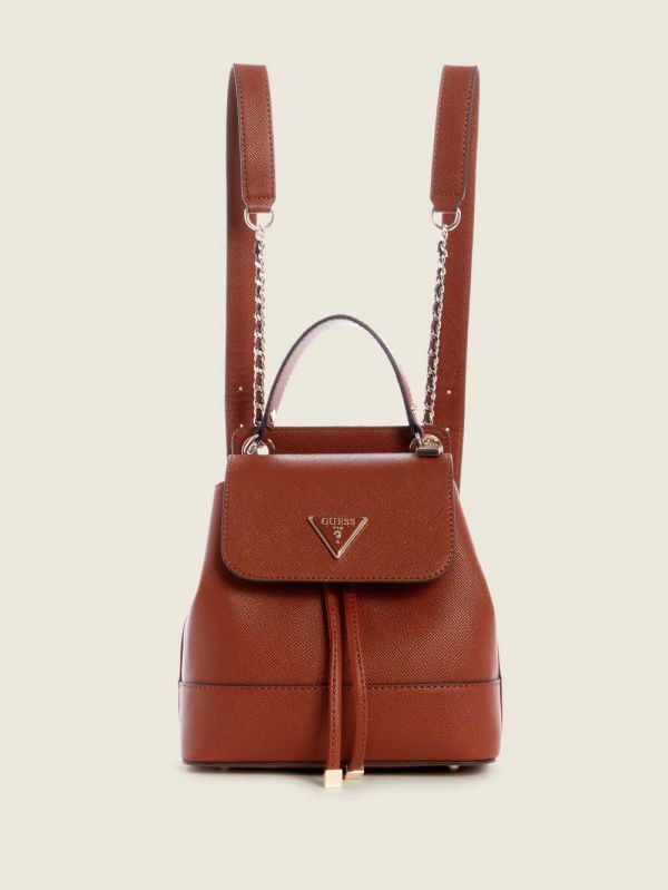 Guess Cordelia Convertible Ryggsäck Dam Bruna | 914263-EQY
