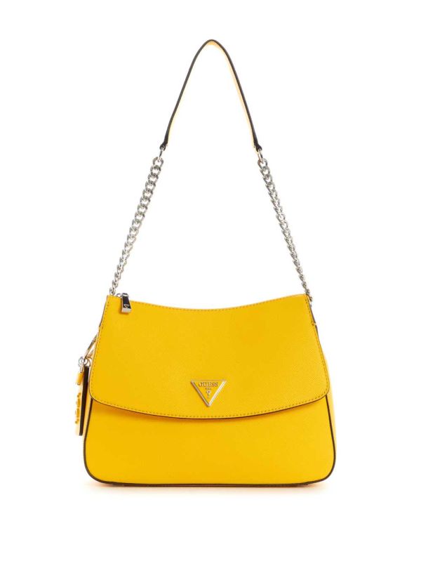 Guess Cordelia Hobo Bag Axelväska Dam Blommiga Orange | 034281-XTA