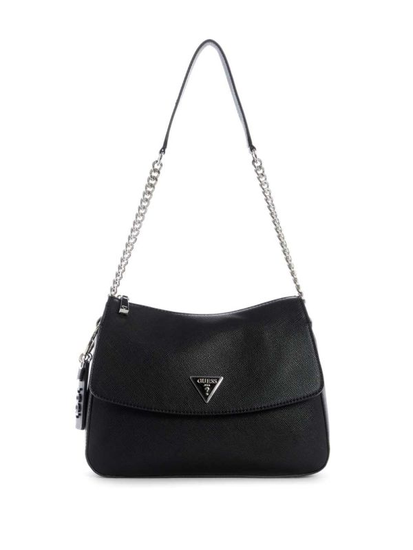 Guess Cordelia Hobo Bag Axelväska Dam Svarta | 042159-NGT