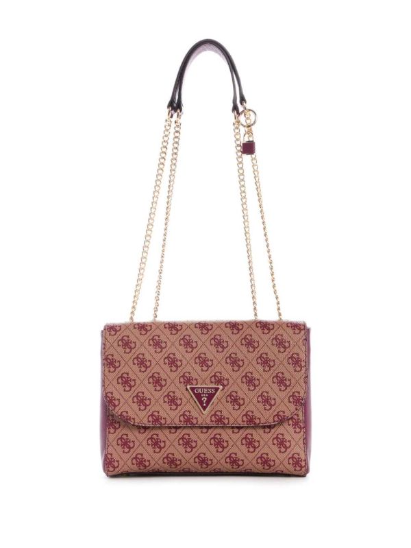 Guess Cordelia Logo Convertible Crossbody Väska Dam Lila | 239174-HRO