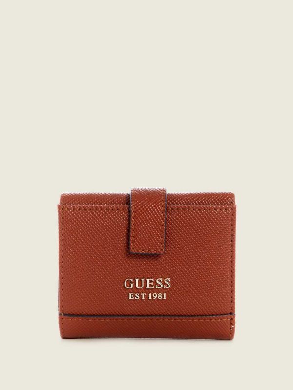 Guess Cordelia Petite Trifold Plånbok Dam Bruna | 467932-KNJ