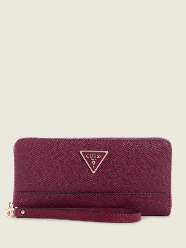 Guess Cordelia Zip-Around Plånbok Dam Vinröda | 762015-CMG