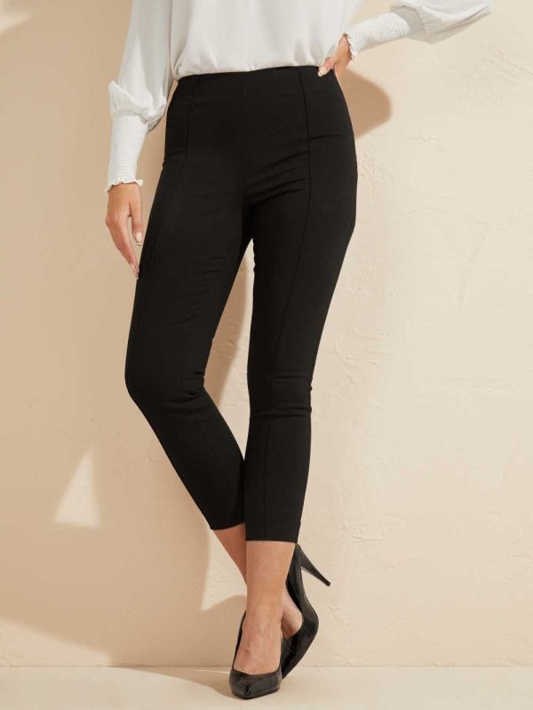 Guess Cropped Candi Byxor Dam Svarta | 053682-EVO