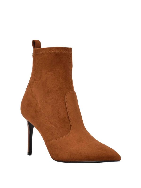 Guess Dafina Faux-Mocka Sock Kängor Dam Bruna | 153240-MKT