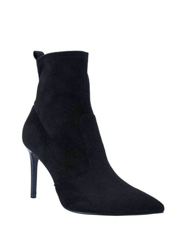 Guess Dafina Faux-Mocka Sock Kängor Dam Svarta | 986257-OED