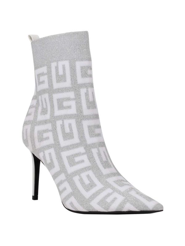 Guess Dallyca G-Logo Sock Kängor Dam Silver | 897064-CMT