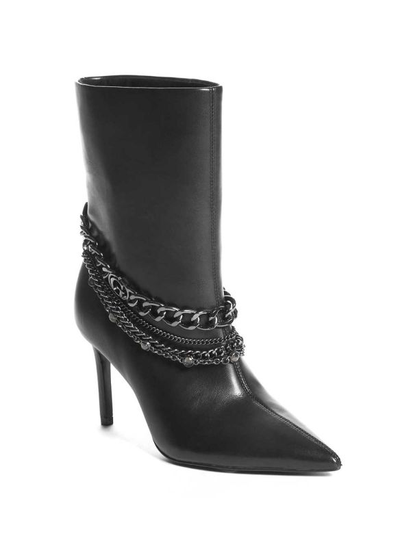 Guess Dasilde Chain Kängor Dam Svarta | 781409-NEW