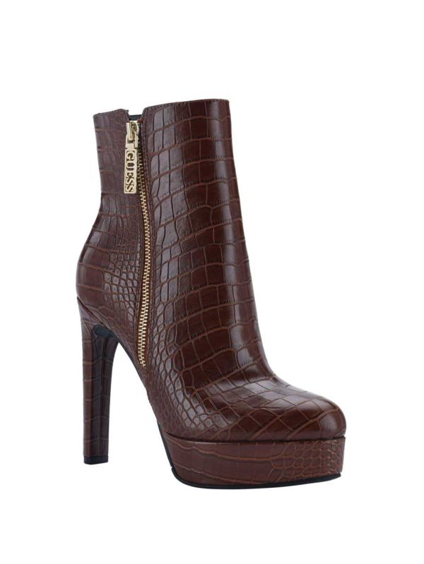 Guess Dejah Croc Platform Kängor Dam Bruna | 139650-NGP