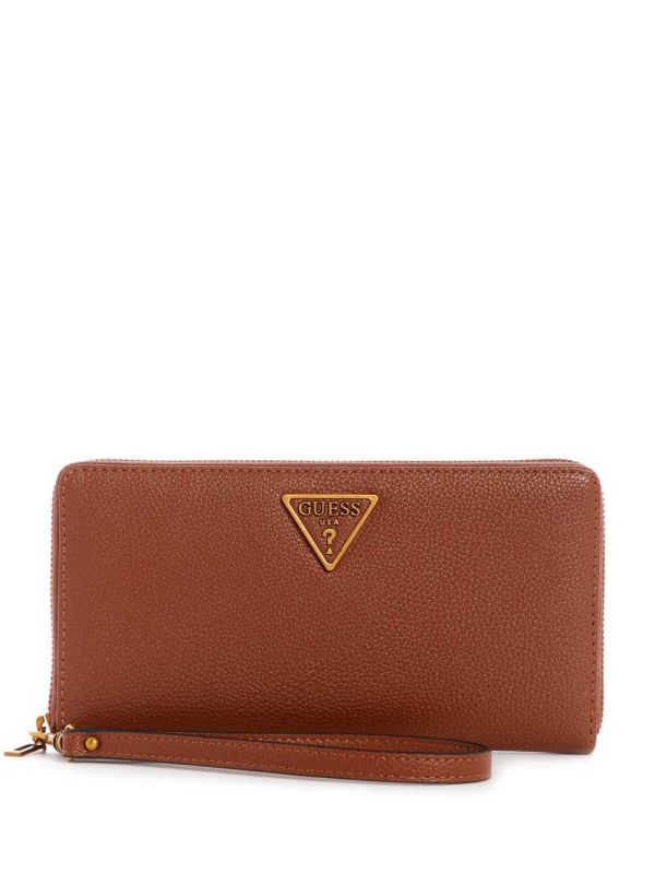 Guess Destiny Check Organizer Plånbok Dam Bruna | 461287-BTN