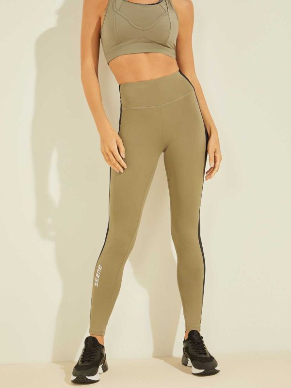 Guess Dixie Leggings Dam Khaki | 647859-LIV