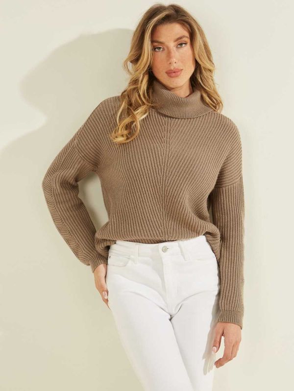 Guess Doni Turtleneck Tröjor Dam Khaki | 346198-EUD