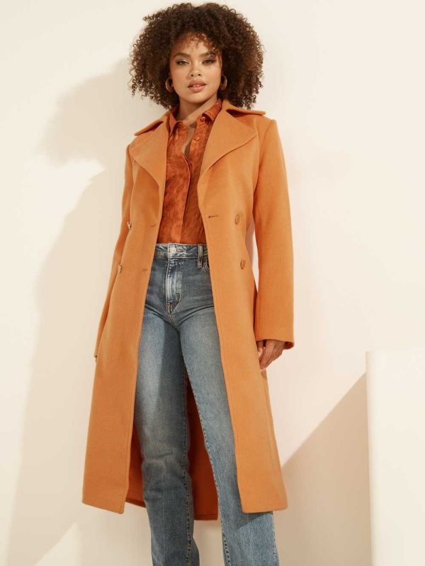 Guess Dounia Trench Rockar Dam Orange | 534862-JQY