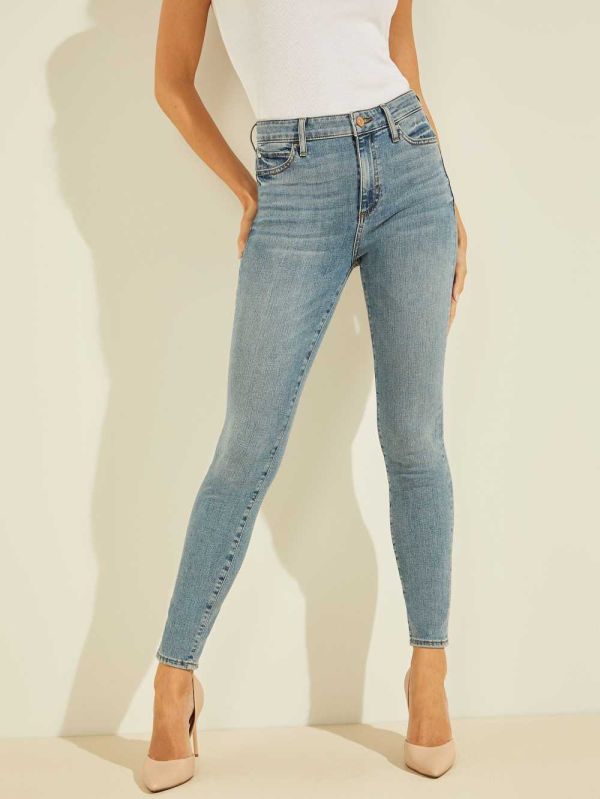 Guess Eco 1981 Skinny Jeans Dam Ljusblå | 735206-LCG