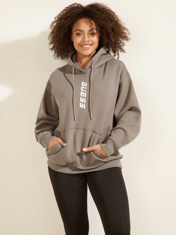 Guess Eco Alisha Hooded Sweatshirt Dam Grå | 970186-HQP