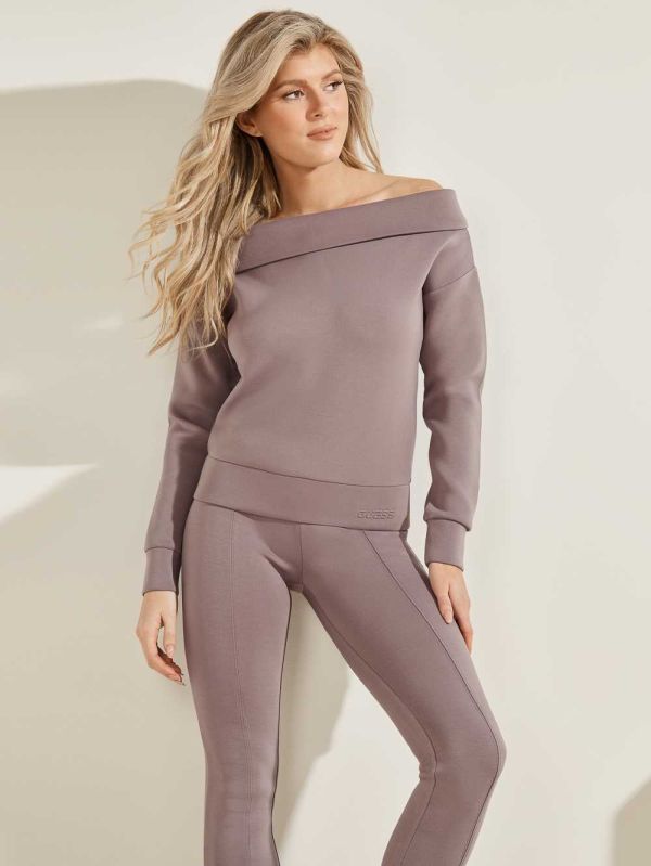 Guess Eco Brenda Sweatshirt Dam Aprikos | 713860-TZI