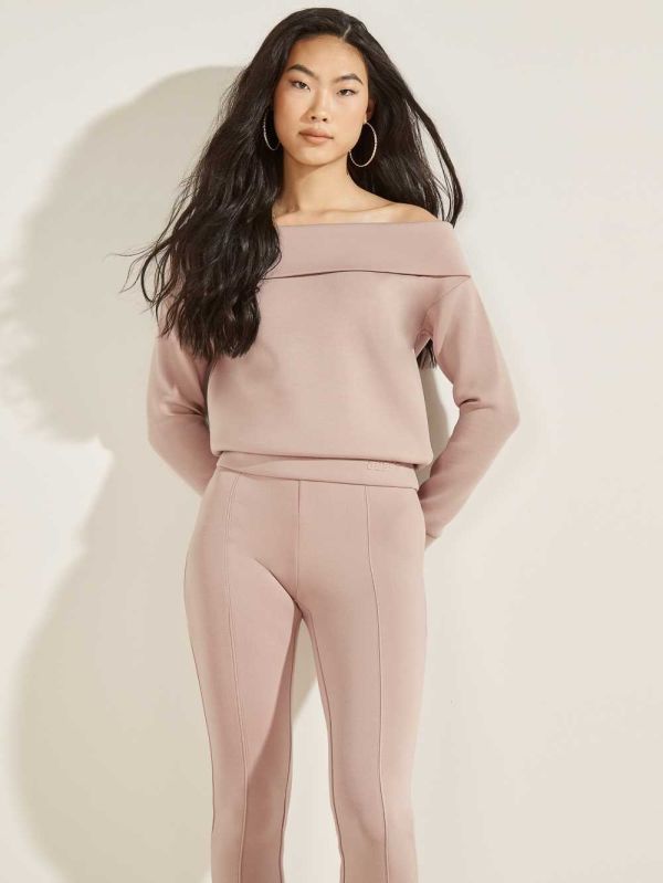 Guess Eco Brenda Sweatshirt Dam Lila | 048937-OEW