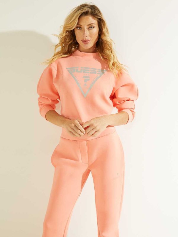 Guess Eco Caren Logo Sweatshirt Dam Tvätt | 489517-TFN