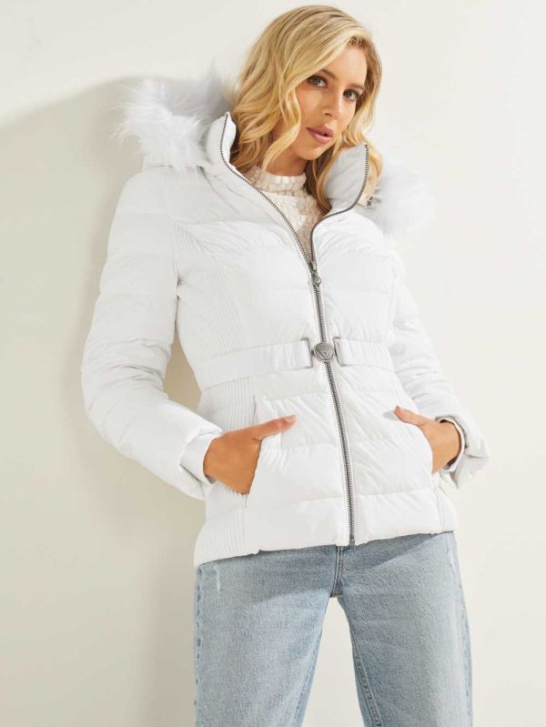 Guess Eco Claudiaed Down Puffer Jacka Dam Vita | 283670-GAC