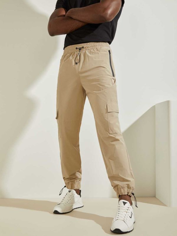 Guess Eco Kaden Cargo Byxor Herr Grå | 817469-BNV
